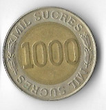 Moneda 1000 sucres 1997 - Ecuador, comemorativa