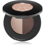 Anastasia Beverly Hills Brow Powder Duo pudră pentru spr&acirc;ncene culoare Dark Brown 2x0,8 g