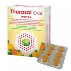 THERASAL ORAL ORANGE 18CPR DE SUPT foto