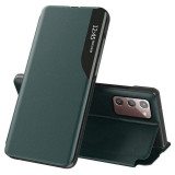 Cumpara ieftin Husa pentru Samsung Galaxy Note 20 / Note 20 5G, Techsuit eFold Series, Dark Green