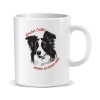 Cana personalizata cu mesaje pentru iubitorii de caini, Border Collie mereu in inima mea
