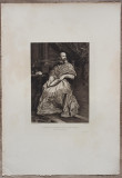 Portretul cardinalului Guido Bentivoglio, A. van Dyck// gravura A. Quantin