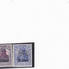 Romania 1918 , MVIR - MNH/** Ocupatia germana in Romania ,2 stamps