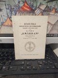 Statutele Societăței Veteranilor grade inferioare din Oltenia &bdquo;Sm&acirc;rdan&rdquo;, Craiova, fondată la 11 mai 1908, Craiova 1908