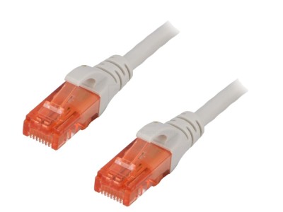 Cablu patch cord UTP Cat6 LSZH 20m gri foto