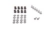 Set 8 suruburi prindere parbriz moto filet M5 x 0.8 Cod Produs: MX_NEW AW5356