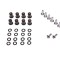 Set 8 suruburi prindere parbriz moto filet M5 x 0.8 Cod Produs: MX_NEW AW5356