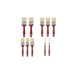 Set 10 pensule (50mm,38mm,25mm,13mm) cu maner de plastic pentru vopsit, zugravit