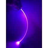 Lumini ambientale Roz cu 2 surse LED si 2m Fibra optica - FK-S2M2L-PINK