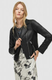 AllSaints - Geaca de piele Dalby Biker