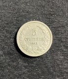 Moneda 5 stotinski 1913 Bulgaria
