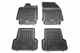 Covorase Cauciuc Auto Tip Tavita Dedicate Renault Laguna III 2007-2015 Rezaw Bordura Inalta Fixare Mocheta