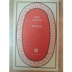 POEZII de ION VINEA , Bucuresti 1988