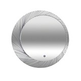 Oglindă rotundă cu LED-uri Tunis 80