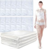 Set 50 folii impachetari corporale pentru termocuverta de tip sauna, Linomag&reg;, Transparent, 100cm X 200cm