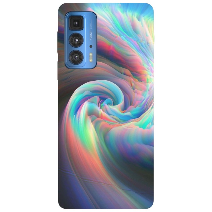 Husa compatibila cu Motorola G20 model Neon Holo, Silicon, TPU, Viceversa