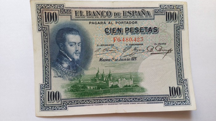 Spania -100 Pesetas 1925