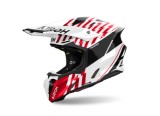 Casca Airoh Twist 3 Thunder Red White