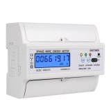 Contor trifazat digital Sinotimer DTS6619-017, 32 A