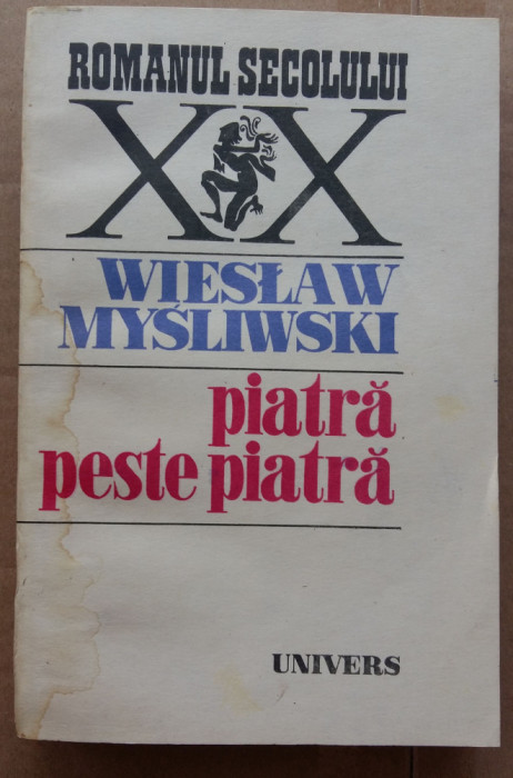 (C503) WIESLAW MYSLIWSKI - PIATRA PESTE PIATRA