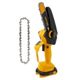 Cumpara ieftin Mini drujba 6&amp;quot;, 2 x Lanturi, 1 acumulator 21V/2Ah, 1 x incarcator RBS-62 ROTOR