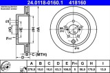 Disc frana ATE 24.0118-0160.1