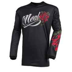 Bluza Ciclism Femei O&#039;Neal Element Women Roses - S, Negru-Rosu Ultimate FactoryBikes