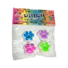 Jucărie Interactivă Cu 4 Mini Lăbuțe, Multicoloră, Antistres, Recuperare Rapidă A Formei