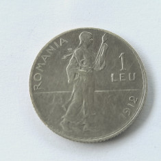 Monede 1 leu 1912 România argint