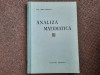 Miron Nicolescu - Analiza Matematica Vol. 3 (1960) Tehnica - Carte Matematica