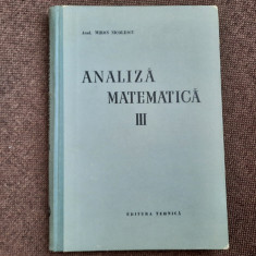 Miron Nicolescu - Analiza matematica (volumul 3)