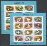 Romania.1988 Flori:Orhidee-Bl. TR.495, Nestampilat
