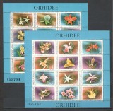 Romania.1988 Flori:Orhidee-Bl. TR.495, Nestampilat