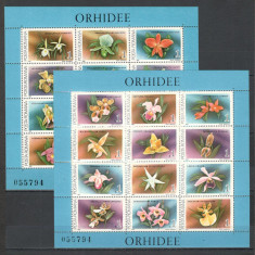 Romania.1988 Flori:Orhidee-Bl. TR.495