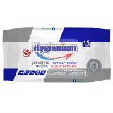 Cumpara ieftin Servetele umede antibacteriene, 15 bucati, Hygienium