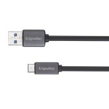 Cablu de date/incarcare Kruger&amp;amp;Matz, USB - Type C, 5Gbps, 1 m