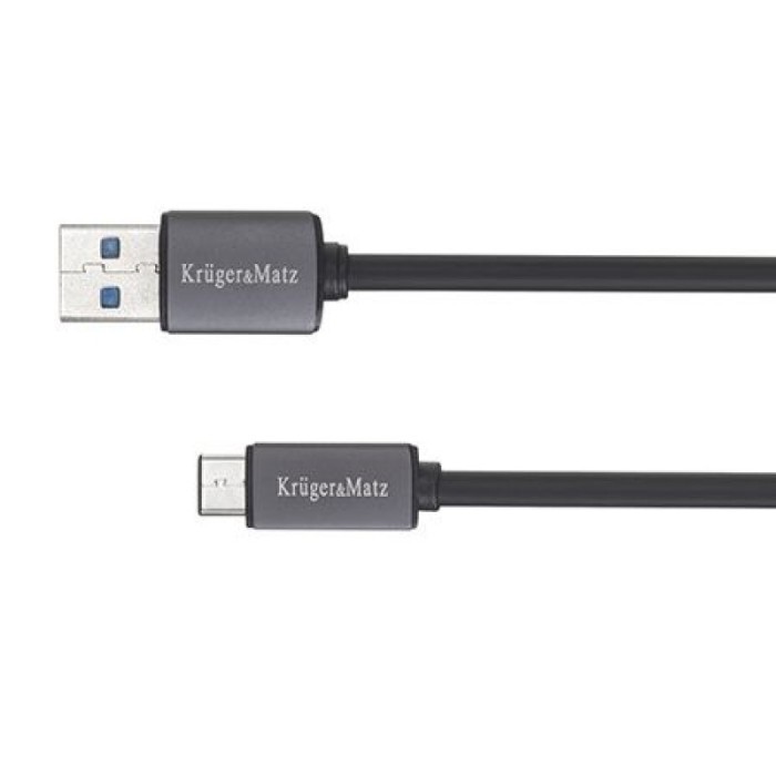 Cablu de date/incarcare Kruger&amp;amp;Matz, USB - Type C, 5Gbps, 1 m
