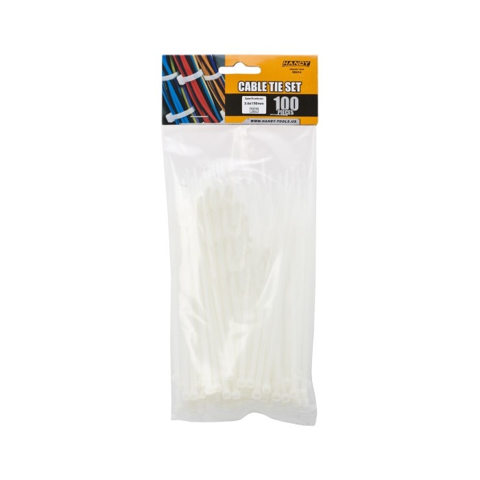 Coliere plastic 150x3.6mm 100buc Handy