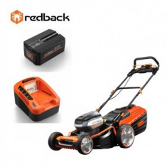 Redback Pachet E148C+EP60+EC50 Masina de tuns gazon acumulatori 40V, 470mm, 60L, acumulator 40V/6Ah, incarcator 40V/5A