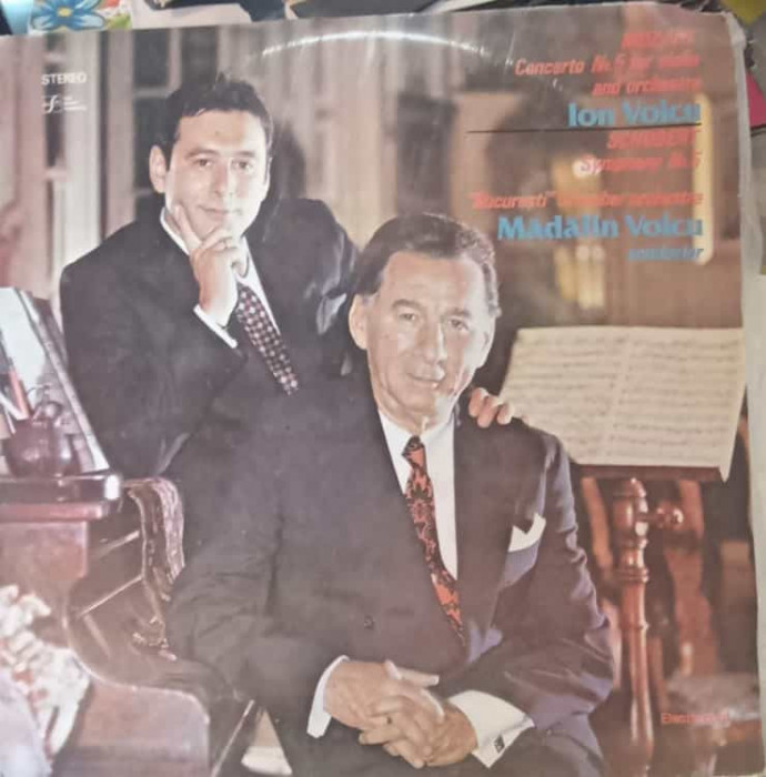 Disc vinil, LP. Concerto No.5 For Violin And Orchestra. Symphony No.5-Mozart, Schubert, Ion Voicu Conductor-249096