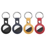 Husa pentru AirTag (set 4), Techsuit Secure Leather Holder (SLH1), Multicolor