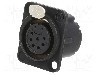 Conector, Neutrik, NC7FD-LX-B