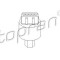 Comutator presiune, aer conditionat OPEL ASTRA F Combi (51, 52) (1991 - 1998) TOPRAN 205 942