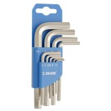 Unior 220/3PH - Set imbusuri 1.5-10 mm 9 bucati