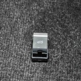 Comutator Audi A4 8W2 B9 2016 4M0959831A OEM Intrerupator Regulator Buton Start Stop Argintiu Aluminiu