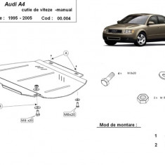 Scut metalic pentru cutia de viteze manuala Audi A4 B6 2000-2005