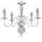 Candelabru, argintiu, 5 becuri E14 - 3