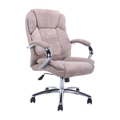 Scaun directorial GN110, stofa tip catifea, baza cromata, perne duble, mecanism balans, 100 kg foto