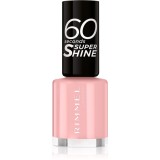 Rimmel 60 Seconds Super Shine lac de unghii culoare 262 Ring A Ring O&acute;Roses 8 ml