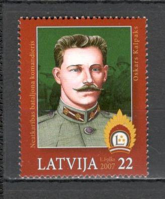 Letonia.2007 125 ani nastere J.Kalpaks-comandant GL.114 foto